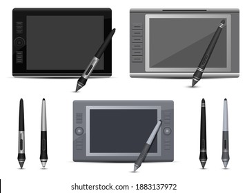 Graphic tablet vector design illustration isolated on white background