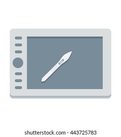 Graphic Tablet Vector Icon