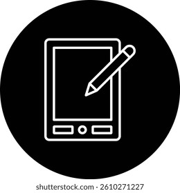 Graphic Tablet vector icon. Can be used for printing, mobile and web applications.