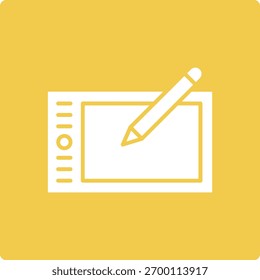 Icono de Vector gráfico de la tableta. Se puede utilizar para aplicaciones de impresión, móviles y de Web.