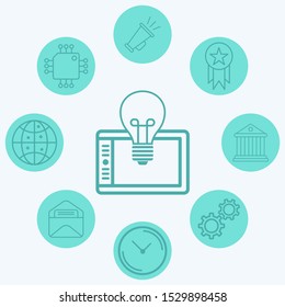 Graphic tablet vector icon sign symbol
