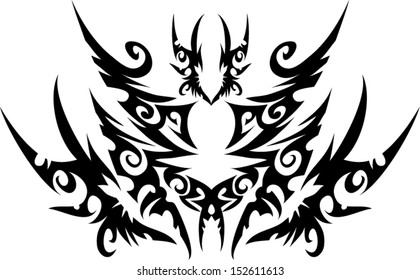Graphic for tattoo and design work.