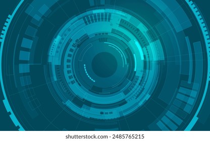 graphic of technology background for futuristic theme decoration