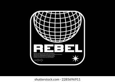 Graphic tee design style streetwear