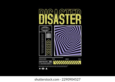 Graphic tee design style streetwear