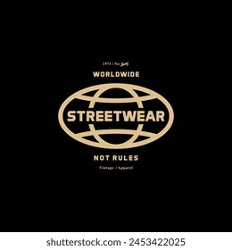 graphic tee design style urban street wear.vector illustration.