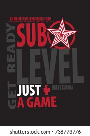 graphic tee fonts star design background