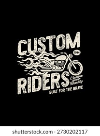 Graphic tee hand drawing motorcycle enthusiast templates
