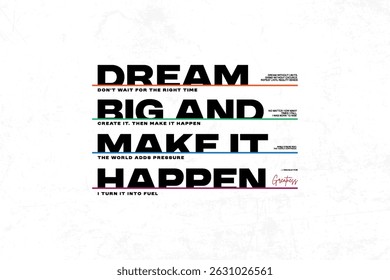 Graphic tee typography motivational quotes text design, lettering typography for tshirt design ideas templates