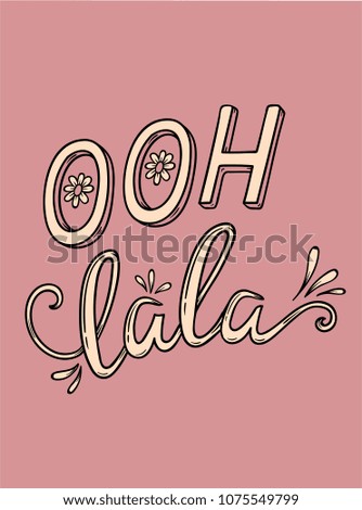 Similar – Image, Stock Photo The word Love on glittering soft pink fabric