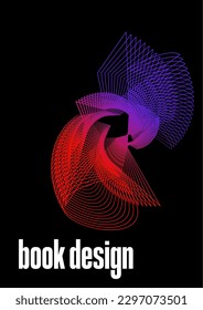 Graphic template for cover of books, booklets, journals, posters, magazines and flyers. Featuring Coolvetica Bold typography and colorful abstract vector geometric shapes