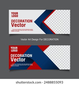 Graphic template design for decoration