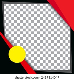Graphic template design for decoration