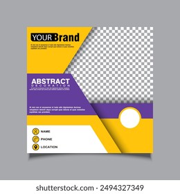 Graphic template design for decoration