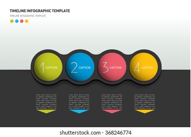 Graphic template, workflow, option banner, chart, scheme, diagram. Horizontal line. Vector infographic illustration.