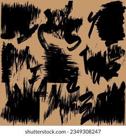 graphic textile geometric brush line writing pattern background texture abstract design print