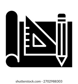 Herramienta gráfica Icon Glyph Design Ilustración vectorial