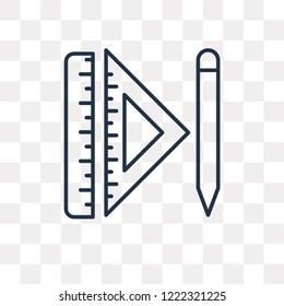 Graphic tool vector outline icon isolated on transparent background, high quality linear Graphic tool transparency concept can be used web and mobile
