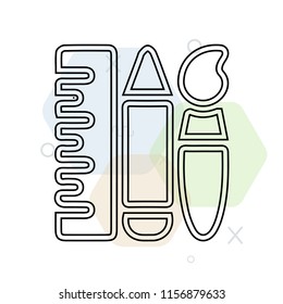 Graphic tools icon vector can be used as png, Graphic tools