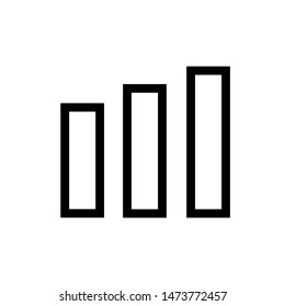 graphic trading arrow icon vector