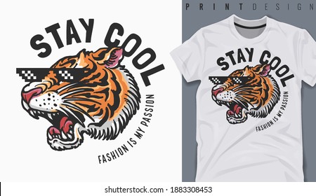 16,386 T Shirt Tiger Design Images, Stock Photos & Vectors | Shutterstock