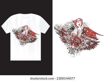 Graphic t-shirt design, typography slogan with antique statue wearing face mask, vector, illustration for t-shirt.