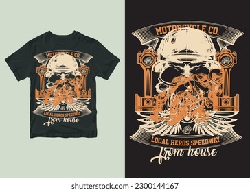 Graphic t-shirt design, typography slogan with antique statue wearing face mask, vector, illustration for t-shirt.