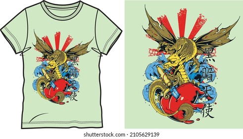 Graphic t-shirt design, typography stylish illustration vector t shirt