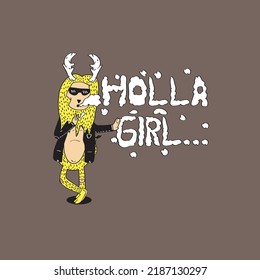 Graphic t-shirt design, vector illustration for t-shirt