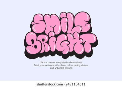 Camiseta gráfica streetwear tipografía imprimir citas estilo diseño vectorial