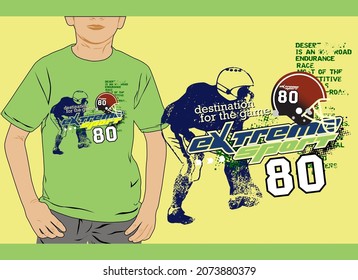 Graphic vector boys t-shirt design printing