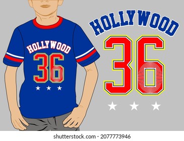 Graphic vector boys t-shirt design printing