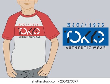 Graphic vector boys t-shirt design printing. 