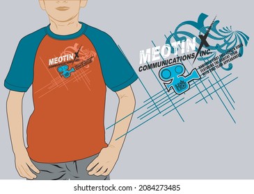 Impresión gráfica de diseño de camisetas para vectores gráficos masculinos. 