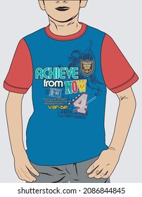 Graphic vector boys t-shirt design printing.Vector Graphic t-shirt, typography,lettering design printing,template t-shirt