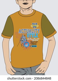 Graphic vector boys t-shirt design printing.Vector Graphic t-shirt, typography,lettering design printing,template t-shirt