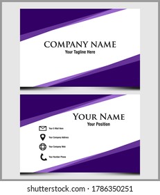 GRAPHIC VECTOR OF BUSINESS CARD TEMPLATE DESIGN