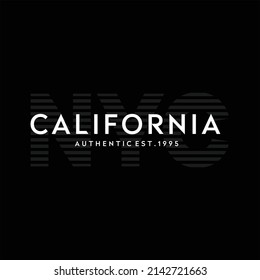 graphic vector California for t-shirt
