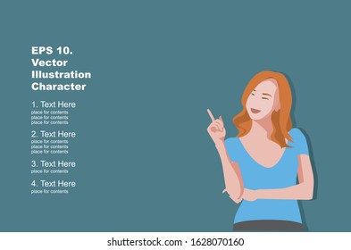 graphic vector character.
Characters in Descriptive Situation.