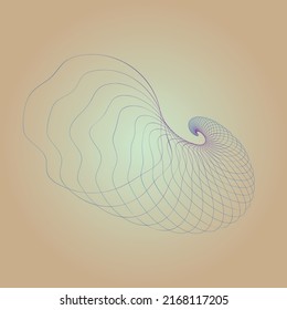 graphic vector colorful dynamic swirl