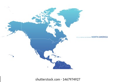 graphic vector continents map of world