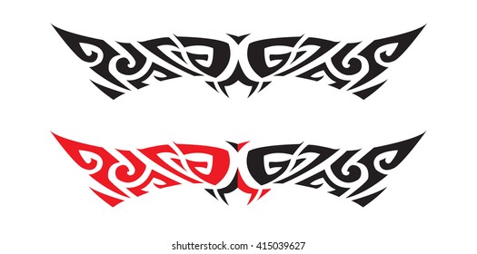 Graphic vector design for tattoo or t-shirt