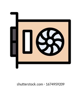 Bildfarbensymbol für Vektorillustration 