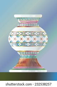 graphic vector format of crockery