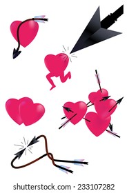 graphic vector format of symbolic/The lover number two