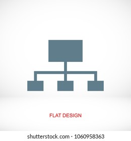 Graphic vector icon, stock vector illustration flat design style