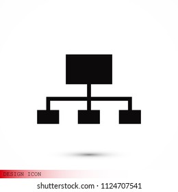 Graphic vector icon, stock vector illustration flat design style