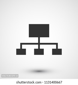 Graphic vector icon, stock vector illustration flat design style
