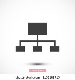 Graphic vector icon, stock vector illustration flat design style