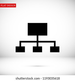 Graphic vector icon, stock vector illustration flat design style